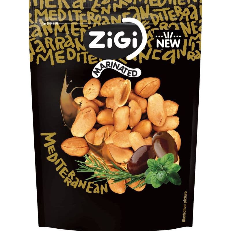 Arahide sărate prăjite Mediterranean Zigi