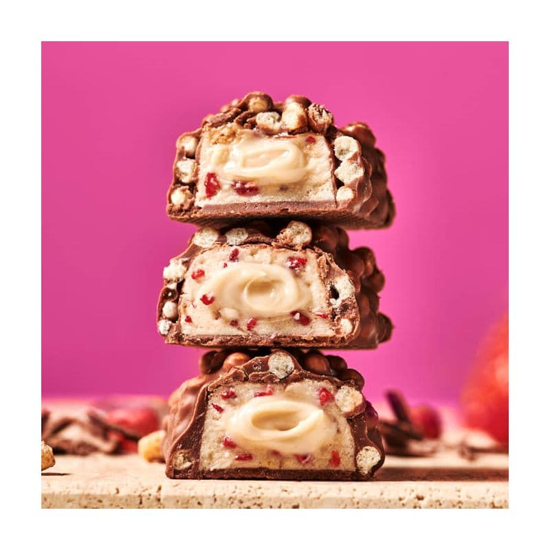 Baton Proteic Fără Zahăr Creamy Core Straberry Yogurt Maxi Nutrition