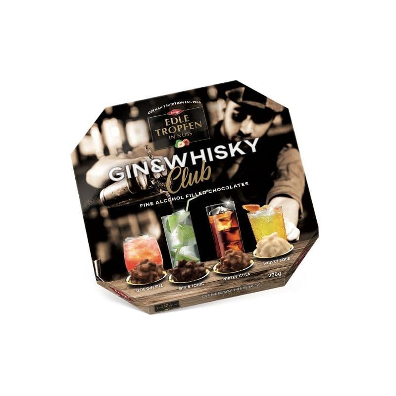 Praline cu alcool Gin & Whisky Club Edle Tropfen