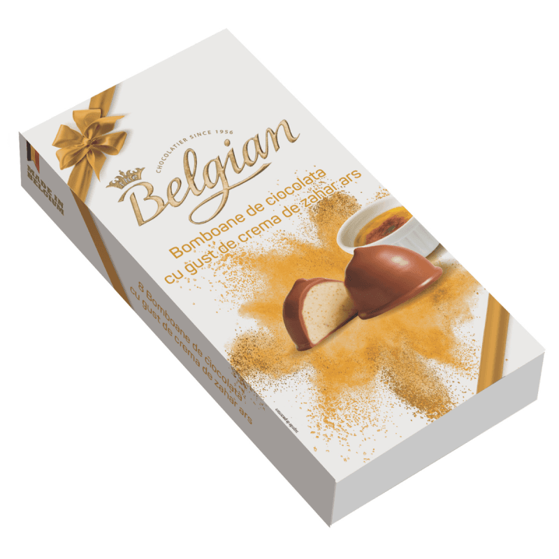 Praline cu aroma de creme brulee The Belgian