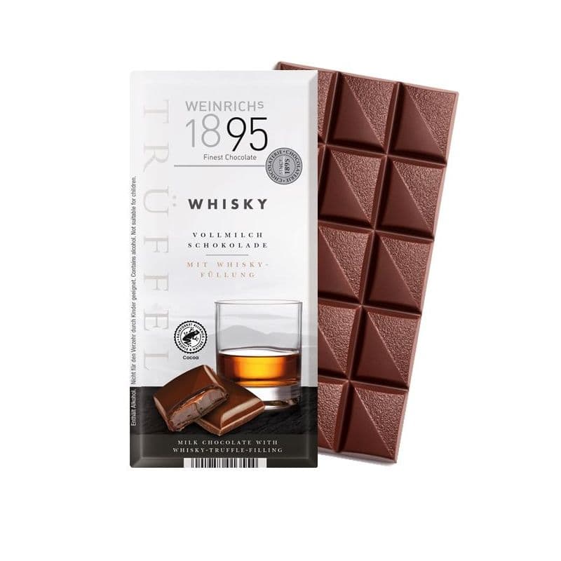 Ciocolată cu lapte și umplutură de cremă de whisky Weinrich