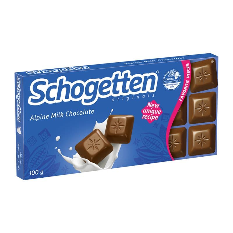 Ciocolata Schogetten cu lapte alpin