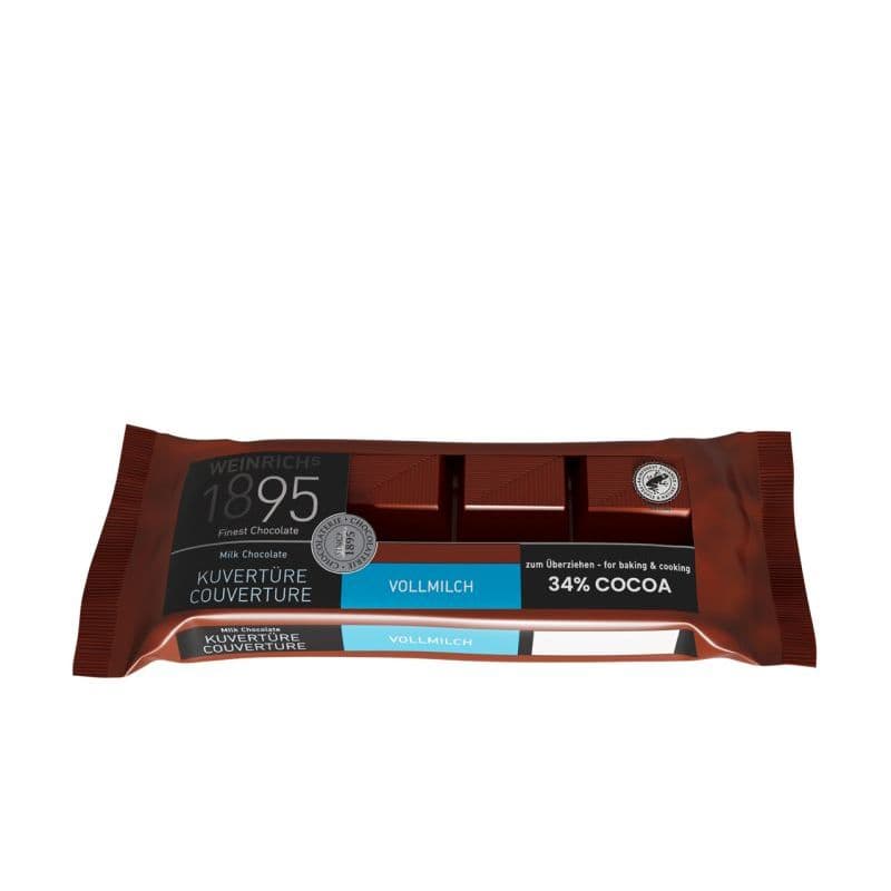 Ciocolată cu lapte de menaj pentru deserturi 34% cacao 200gWeinrich 1895