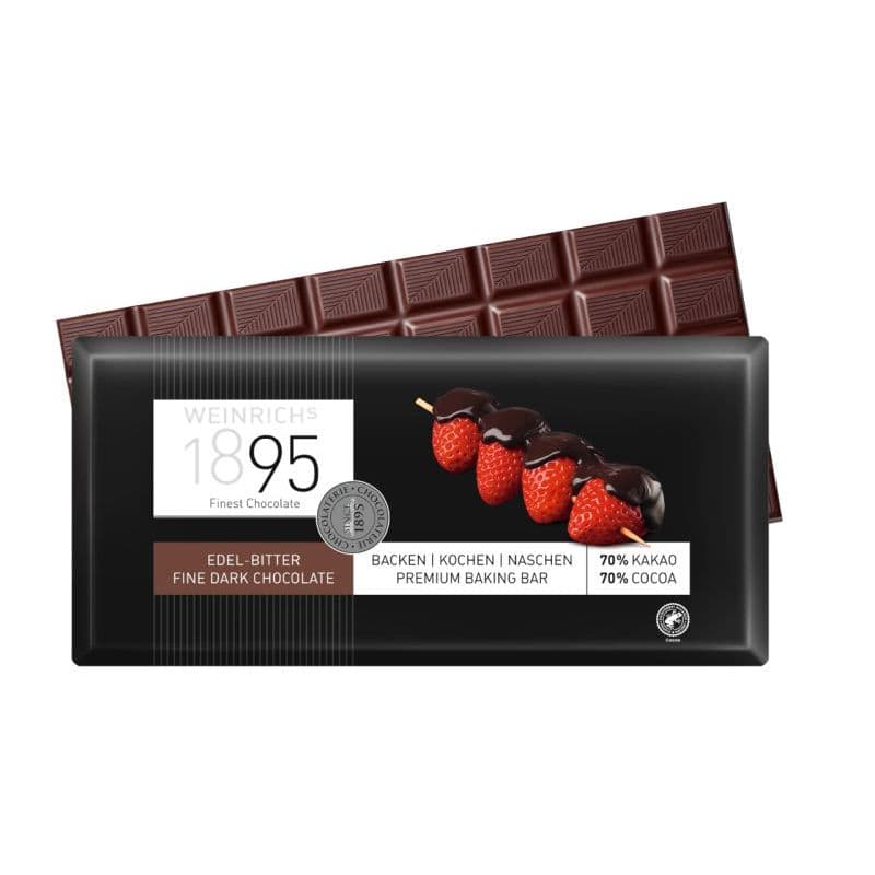 Ciocolată amăruie de menaj pentru deserturi 70% cacao 250g Weinrich 1895