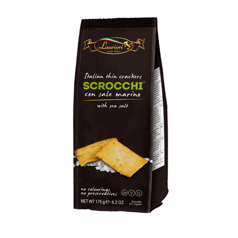 Scrocchi Crackers Sea Salt, Laurieri