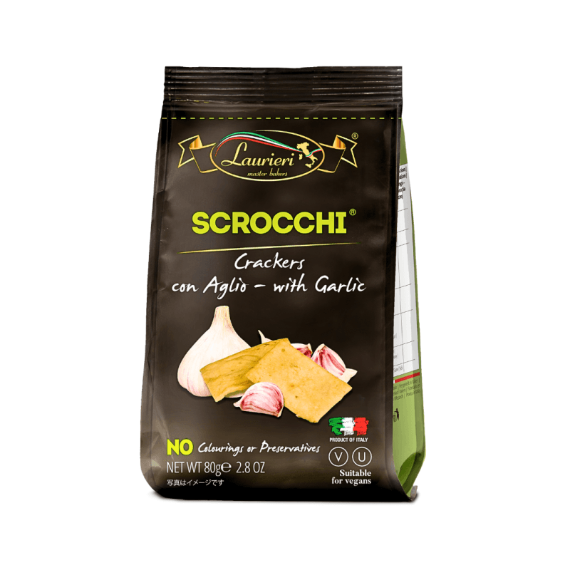 Scrocchi Crackers cu Usturoi - Laurieri