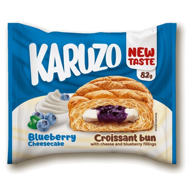 Croissant cu umplutură blueberry cheesecake Karuzo