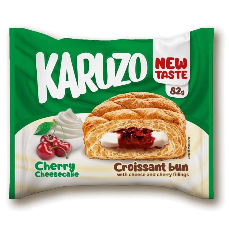 Croissant cu umplutură cherry cheesecake Karuzo
