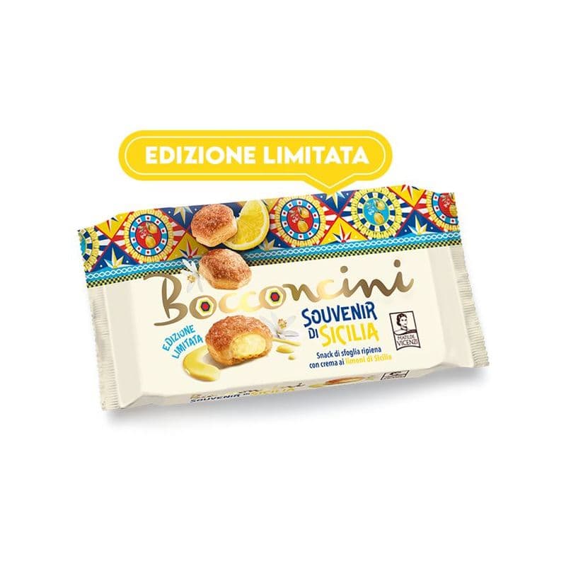 Foietaj cu cremă de lamâie Bocconcini Sicilia Vicenzi