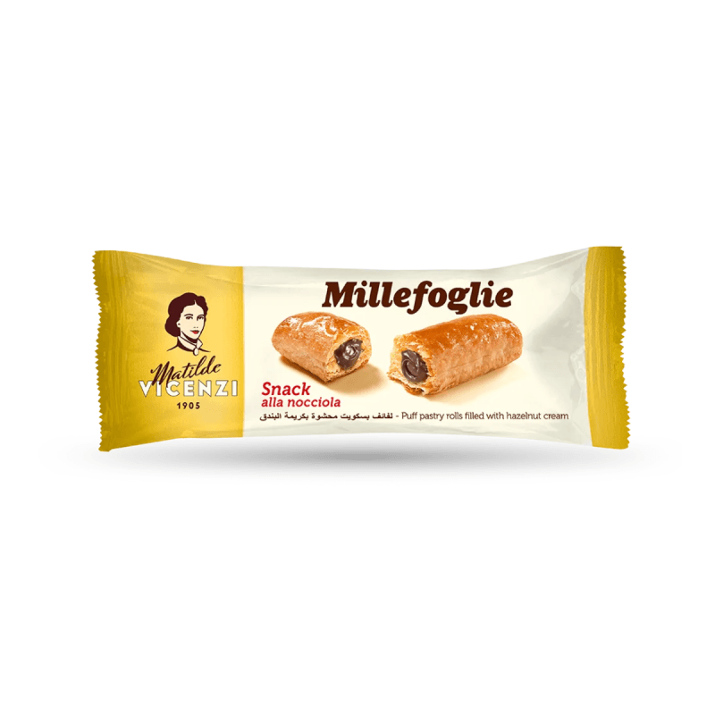 Gustare dulce Millefoglie crema de alune