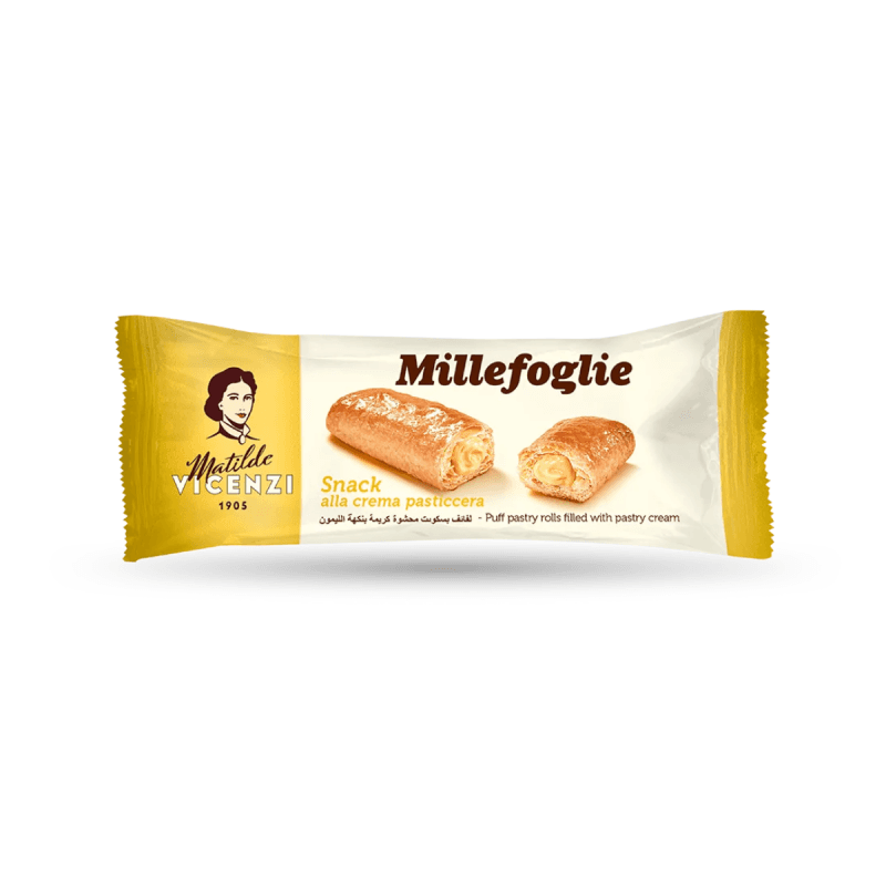 Gustare dulce Millefoglie crema de vanilie
