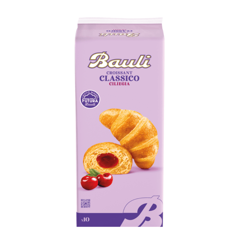 Croissant Bauli cu Umplutură de Cirese 10 pack