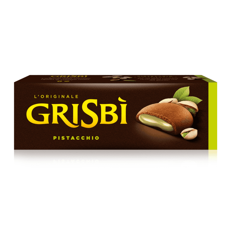 Biscuiti cu crema de fistic Grisbi