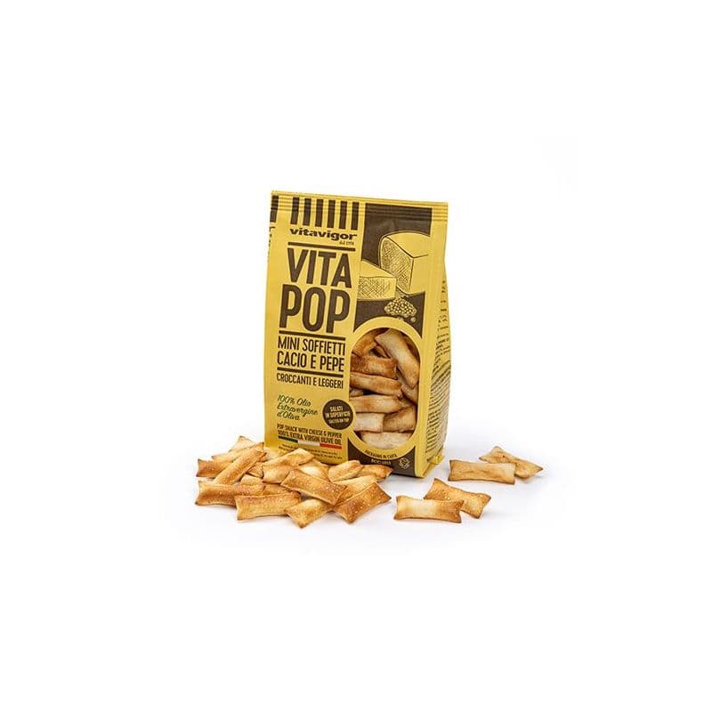Grisine cu cascaval si piper Vita Pop Cacio & Pepe