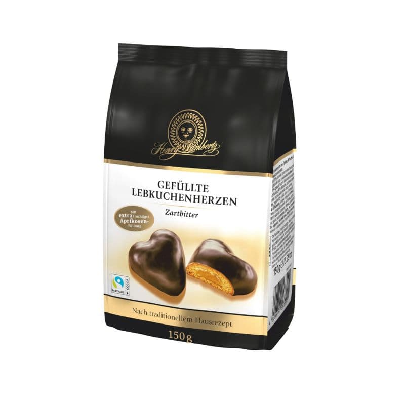 Henry Lambertz Turta Dulci Inimi cu umplutura cu Caise in Ciocolata