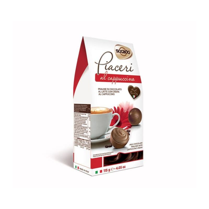 Praline de ciocolată cu lapte si crema capuccino Socado Piaceri