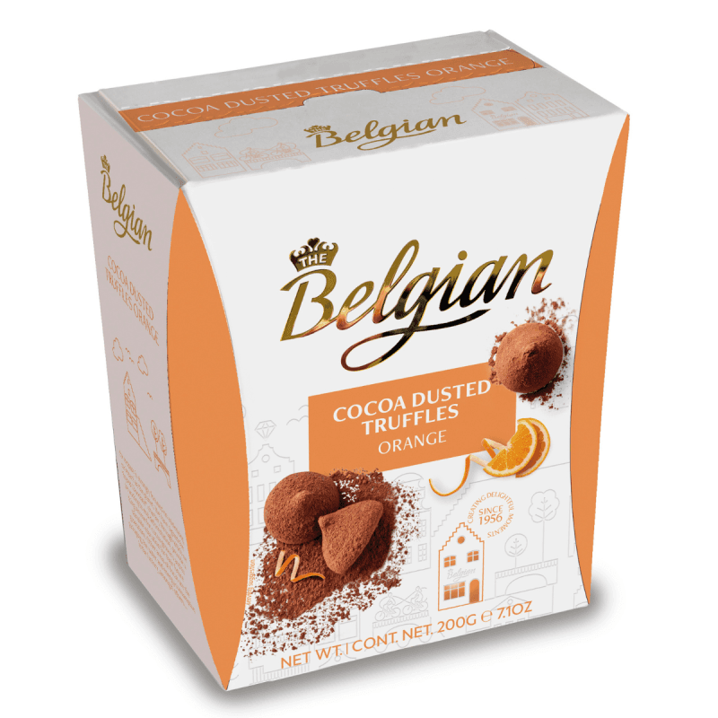 Trufe cu cacao cu portocale TheBelgian