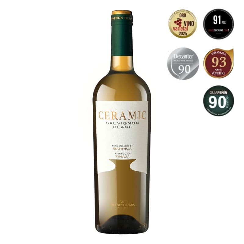 Vin Alb Ceramic Sauvignon Blanc - Vicente Gandia